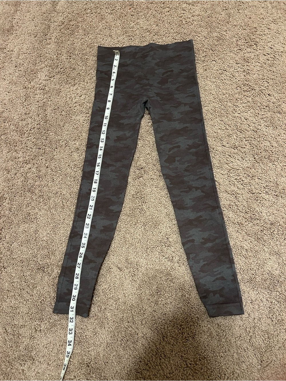 SPANX Kids Camo Leggings - Charcoal